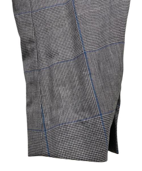 YUKI HASHIMOTO（ユウキハシモト）YUKI HASHIMOTO (ユウキハシモト) 2Bチェック柄 ウールテーラードジャケット グレー サイズ:44の古着・服飾アイテム