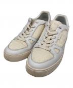 COACHコーチ）の古着「クリップ コート スニーカー」｜アイボリー