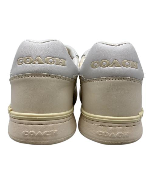 COACH（コーチ）COACH (コーチ) クリップ コート スニーカー アイボリー サイズ:26㎝の古着・服飾アイテム