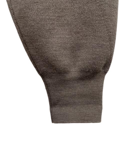 H BEAUTY&YOUTH（エイチ ビューティー&ユース）H BEAUTY&YOUTH (エイチ ビューティー&ユース) ウールクルーネックニット ブラウン サイズ:Mの古着・服飾アイテム