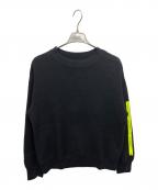 ESTNATIONエストネーション）の古着「フレンチテリークルーネックスウェット」｜ブラック