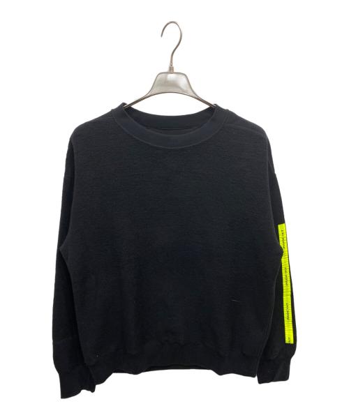 ESTNATION（エストネーション）ESTNATION (エストネーション) フレンチテリークルーネックスウェット ブラック サイズ:Lの古着・服飾アイテム