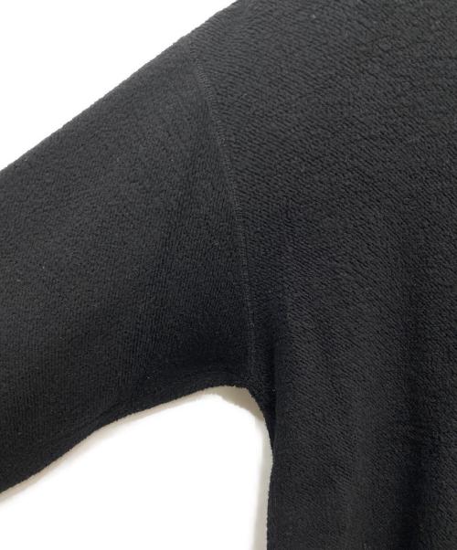 ESTNATION（エストネーション）ESTNATION (エストネーション) フレンチテリークルーネックスウェット ブラック サイズ:Lの古着・服飾アイテム