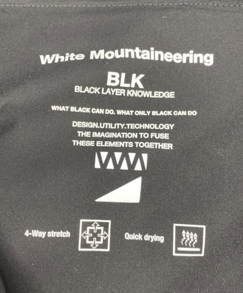 WHITE MOUNTAINEERING（ホワイトマウンテ二アニング）WHITE MOUNTAINEERING (ホワイトマウンテ二アニング) STRETCHED HYBRID WIDE TAPERED PANTS ブラック サイズ:2の古着・服飾アイテム