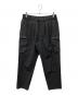 WHITE MOUNTAINEERING（ホワイトマウンテ二アニング）の古着「STRETCHED HYBRID WIDE TAPERED PANTS」｜ブラック