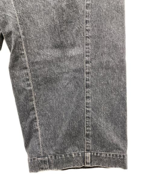 jieda（ジエダ）jieda (ジエダ) DRAPING  DENIMPANTS ブラック サイズ:2の古着・服飾アイテム