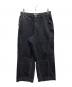 jieda（ジエダ）の古着「DRAPING  DENIMPANTS」｜ブラック