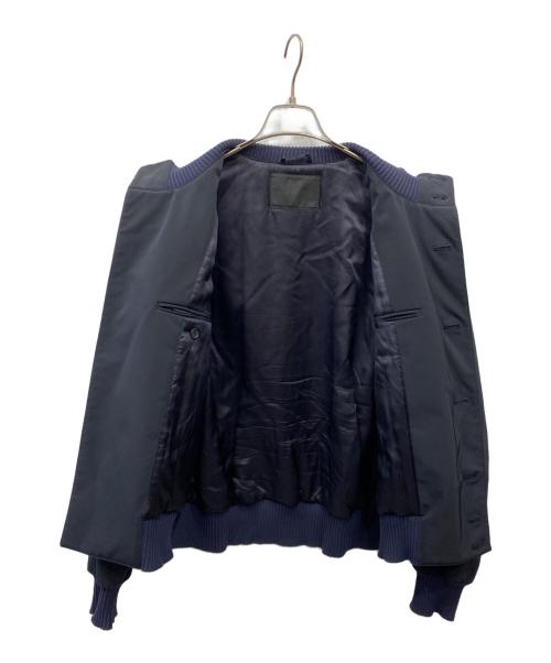 PRADA（プラダ）PRADA (プラダ) ボンバージャケット ネイビー サイズ:Mの古着・服飾アイテム