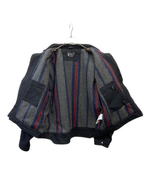 CarHartt（カーハート）CarHartt (カーハート) DUCK DETROIT JACKET BLANKET LINED ブラック サイズ:Lの古着・服飾アイテム
