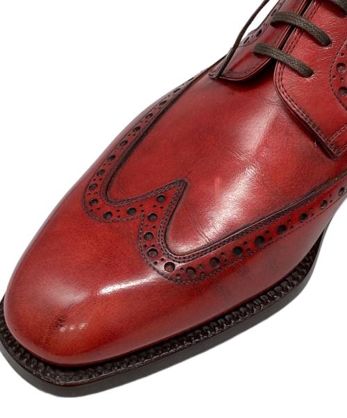 Stefano Bemer（ステファノ ベーメル）Stefano Bemer (ステファノ ベーメル) ウィングチップシューズ レッド サイズ:401/2の古着・服飾アイテム