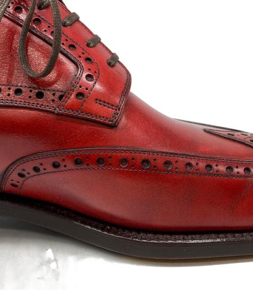 Stefano Bemer（ステファノ ベーメル）Stefano Bemer (ステファノ ベーメル) ウィングチップシューズ レッド サイズ:401/2の古着・服飾アイテム