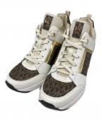 MICHAEL KORSマイケル・コース）の古着「スニーカー」｜ホワイト×ブラウン