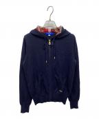 BLUE LABEL CRESTBRIDGEブルーレーベルクレストブリッジ）の古着「ジップパーカー」｜ネイビー