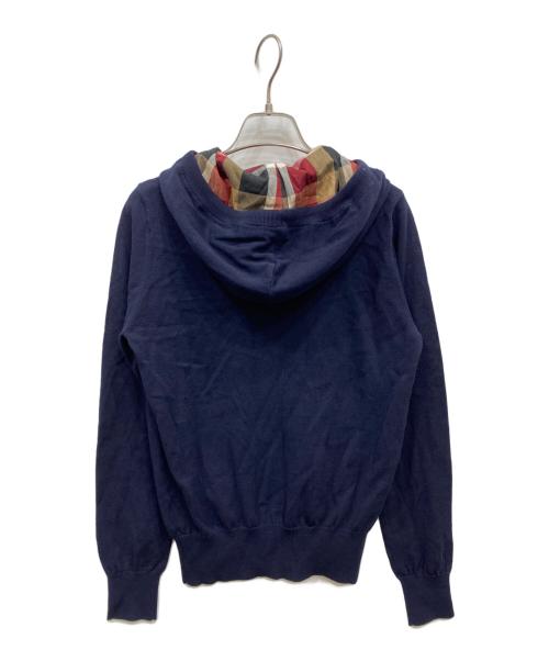 BLUE LABEL CRESTBRIDGE（ブルーレーベルクレストブリッジ）BLUE LABEL CRESTBRIDGE (ブルーレーベルクレストブリッジ) ジップパーカー ネイビー サイズ:38の古着・服飾アイテム