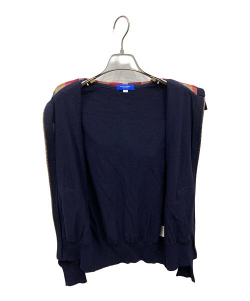 BLUE LABEL CRESTBRIDGE（ブルーレーベルクレストブリッジ）BLUE LABEL CRESTBRIDGE (ブルーレーベルクレストブリッジ) ジップパーカー ネイビー サイズ:38の古着・服飾アイテム