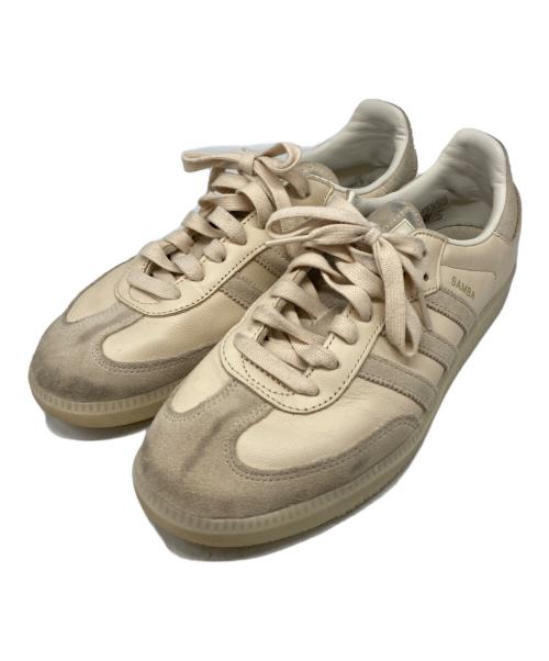 adidas（アディダス）adidas (アディダス) SAMBA LINEN アイボリー サイズ:26.5の古着・服飾アイテム
