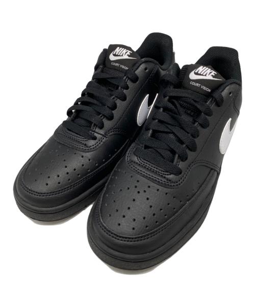 NIKE（ナイキ）NIKE (ナイキ) COURT VISION LOW ブラック サイズ:24㎝の古着・服飾アイテム