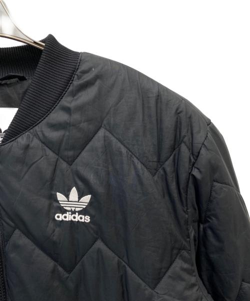 adidas（アディダス）adidas (アディダス) キルティングジャケット ブラック サイズ:Mの古着・服飾アイテム