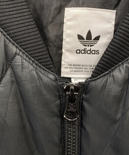 adidas（アディダス）adidas (アディダス) キルティングジャケット ブラック サイズ:Mの古着・服飾アイテム