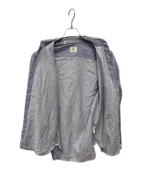 BORRELLI（ボレッリ）BORRELLI (ボレッリ) ストライプシャツ ブルー サイズ:38の古着・服飾アイテム