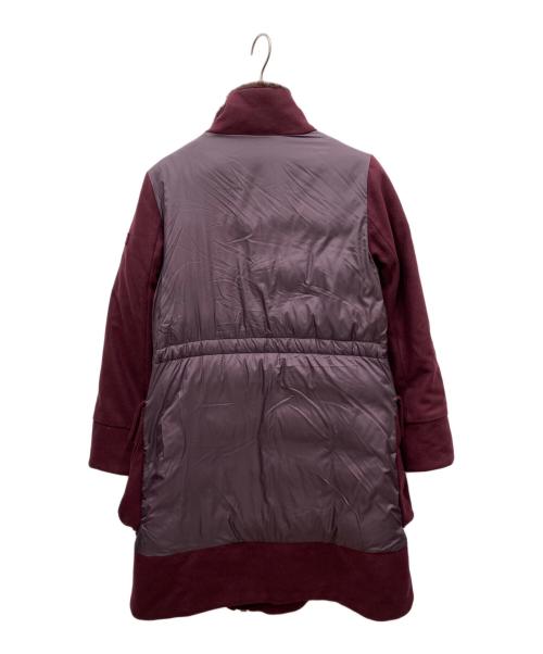 TATRAS（タトラス）TATRAS (タトラス) ナイロン切替 スタンドカラー ダブルジップ ダウンコート パープル サイズ:02の古着・服飾アイテム