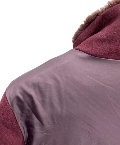 TATRAS（タトラス）TATRAS (タトラス) ナイロン切替 スタンドカラー ダブルジップ ダウンコート パープル サイズ:02の古着・服飾アイテム