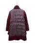 TATRAS (タトラス) ナイロン切替 スタンドカラー ダブルジップ ダウンコート パープル サイズ:02：14000円