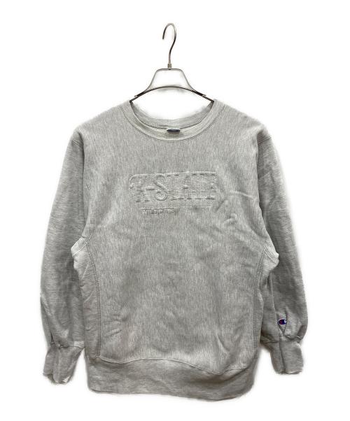 Champion REVERSE WEAVE（チャンピオン リバース ウィーブ）Champion REVERSE WEAVE (チャンピオン リバース ウィーブ) 90's クルーネックスウェット グレー サイズ:Lの古着・服飾アイテム