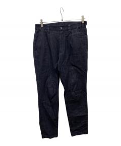 中古・古着通販】sulvam (サルバム) FANCY TWEED WIDE PANTS ブルー