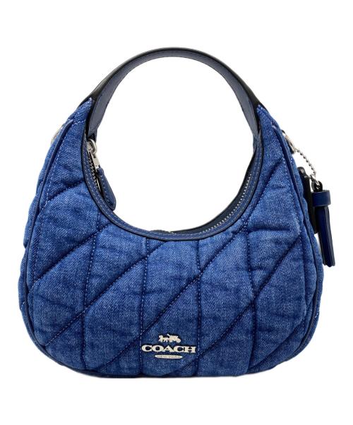 COACH（コーチ）COACH (コーチ) カルメン ミニ クロスボディ バッグ・キルティング ブルーの古着・服飾アイテム