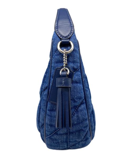 COACH（コーチ）COACH (コーチ) カルメン ミニ クロスボディ バッグ・キルティング ブルーの古着・服飾アイテム