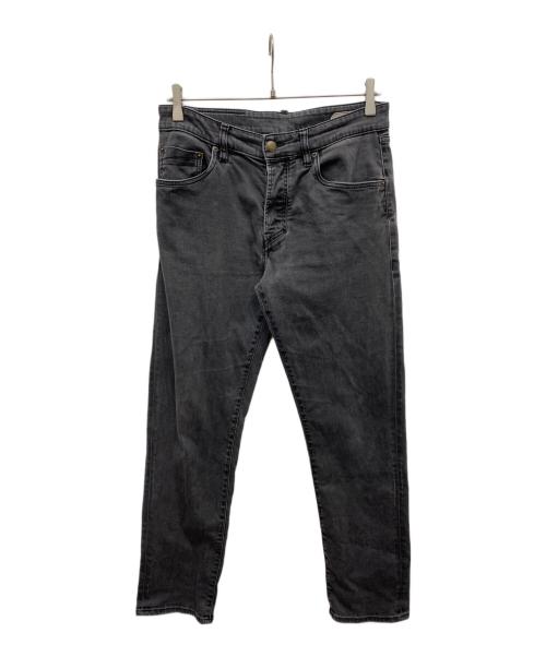 YCHAI（イカイ）YCHAI (イカイ) ROBUSTO コットンストレッチドリルテーパードフィットパンツ ブラック サイズ:31の古着・服飾アイテム