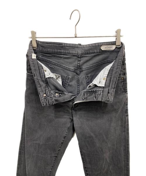 YCHAI（イカイ）YCHAI (イカイ) ROBUSTO コットンストレッチドリルテーパードフィットパンツ ブラック サイズ:31の古着・服飾アイテム