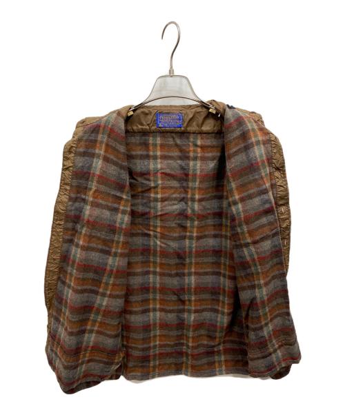 PENDLETON（ペンドルトン）PENDLETON (ペンドルトン) 70's フランネルチェックシャツ ブラウン サイズ:Ｍの古着・服飾アイテム