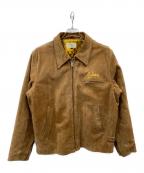 AVIREX LTDアヴィレックス）の古着「スウェードレザージャケット」｜ブラウン