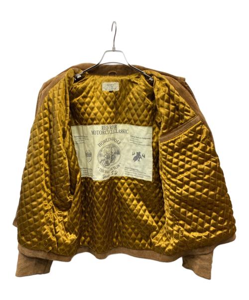 AVIREX LTD（アヴィレックス）AVIREX LTD (アヴィレックス) スウェードレザージャケット ブラウン サイズ:Mの古着・服飾アイテム