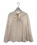 TOMORROW LAND collectionトゥモローランドコレクション）の古着「ボウタイブラウス」｜ピンク