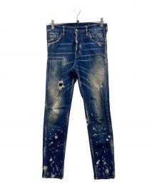 DSQUARED2（ディースクエアード）の古着「SEXY TWIST JEAN」｜インディゴ