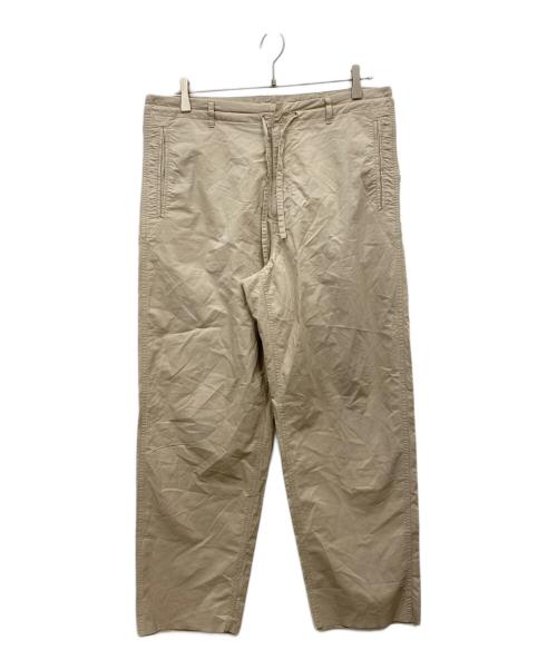 AURALEE（オーラリー）AURALEE (オーラリー) SELVEDGE WEATHER CLOTH EASY PANTS ブラウン サイズ:3の古着・服飾アイテム