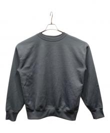 AURALEE（オーラリー）の古着「POLYESTER SWEAT P/O」｜グレー