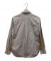 COMME des GARCONS HOMME DEUX (コムデギャルソン オム ドゥ) 襟コーデュロイチェックシャツ ブラウン サイズ:XS：9000円