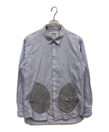 NEIGHBORHOOD（ネイバーフッド）の古着「ストライプシャツ」｜ブルー