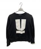 UNDERCOVERアンダーカバー）の古着「クルーネックスウェット」｜ブラック