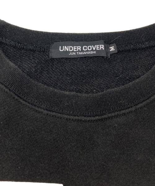 UNDERCOVER（アンダーカバー）UNDERCOVER (アンダーカバー) クルーネックスウェット ブラック サイズ:Mの古着・服飾アイテム