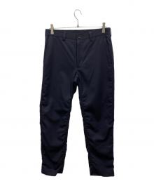 COMME des GARCONS HOMME（コムデギャルソン オム）の古着「ウール ストレートパンツ」｜ネイビー