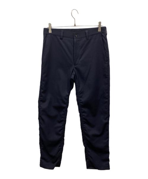 COMME des GARCONS HOMME（コムデギャルソン オム）COMME des GARCONS HOMME (コムデギャルソン オム) ウール ストレートパンツ ネイビー サイズ:XSの古着・服飾アイテム