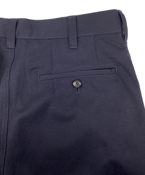 COMME des GARCONS HOMME（コムデギャルソン オム）COMME des GARCONS HOMME (コムデギャルソン オム) ウール ストレートパンツ ネイビー サイズ:XSの古着・服飾アイテム