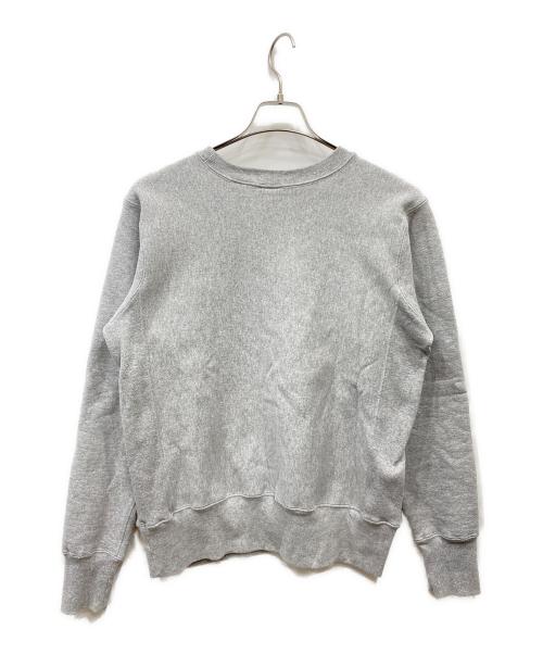 Champion REVERSE WEAVE（チャンピオン リバース ウィーブ）Champion REVERSE WEAVE (チャンピオン リバース ウィーブ) プリントクルーネックスウェット グレー サイズ:Mの古着・服飾アイテム