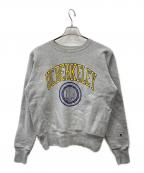 Champion REVERSE WEAVEチャンピオン リバース ウィーブ）の古着「プリントクルーネックスウェット」｜グレー