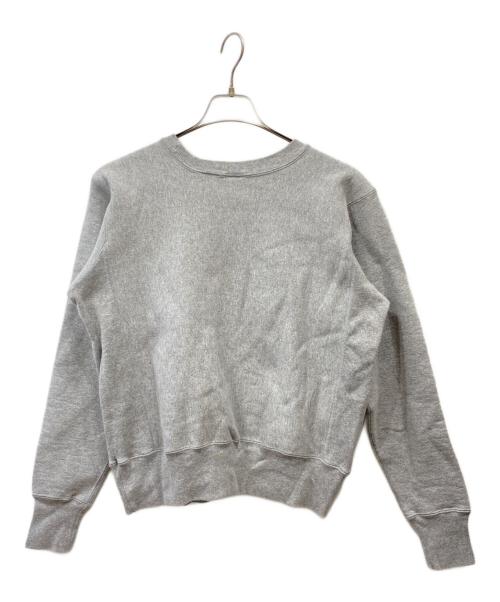 Champion REVERSE WEAVE（チャンピオン リバース ウィーブ）Champion REVERSE WEAVE (チャンピオン リバース ウィーブ) プリントクルーネックスウェット グレー サイズ:Mの古着・服飾アイテム